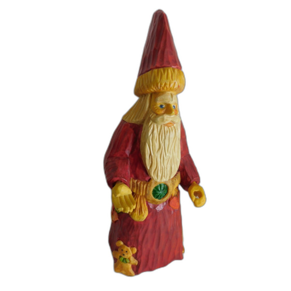 Vintage Kurt Adler Santas World Paul Bolinger Wood Carved Santa READ - Picture 1 of 10